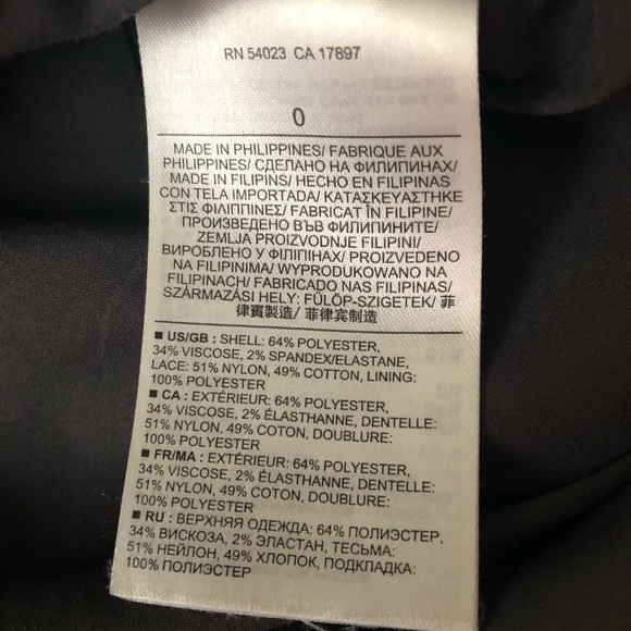 2/$14 ❤️ Banana Republic Sheath Dress Sleeveless Sz 0 - Picture 4 of 7